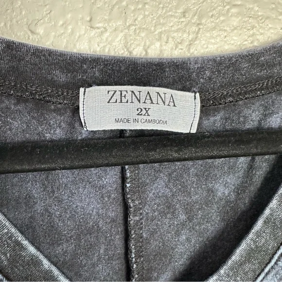 Zenana Outfitters Women's Sleeveless Tank Top - Dark Blue - Picture 3 of 5